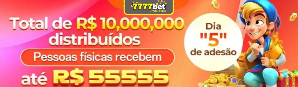 Promoção de 5% extra para slots na 7777BET
