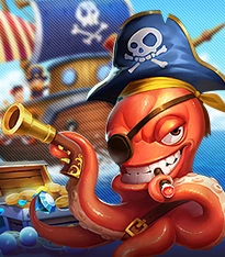 Tiro em peixes no jogo de pescaria do 7777BET